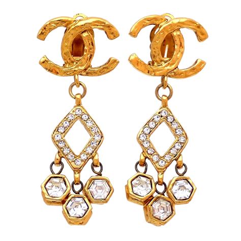 chanel vintage earrings